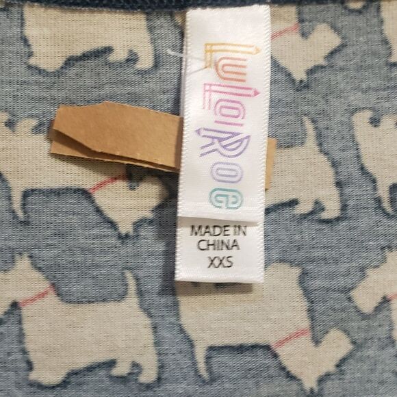 EUC LulaRoe Scottie Tee Shirt Size XXS - Picture 4 of 4